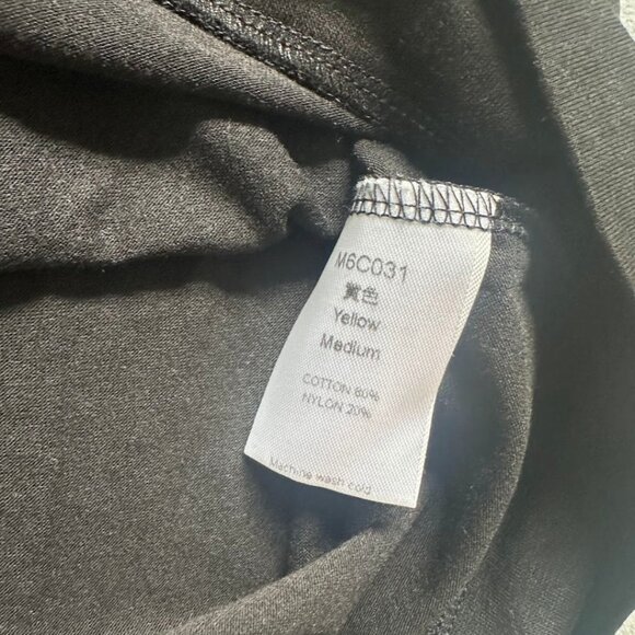 Women's Yellow/Black/White Color Block T-Shirt Medium NWOT - Picture 6 of 7